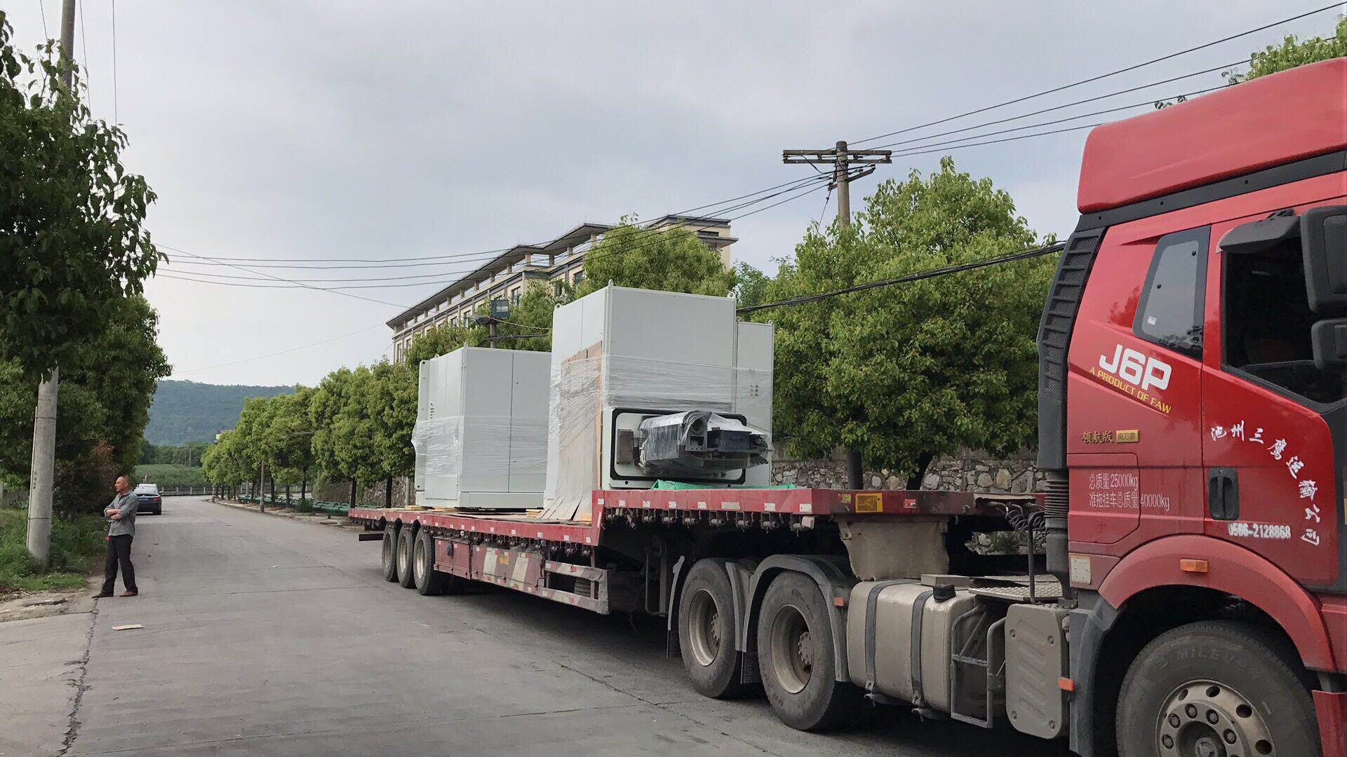 The third metalliser equipment arrived