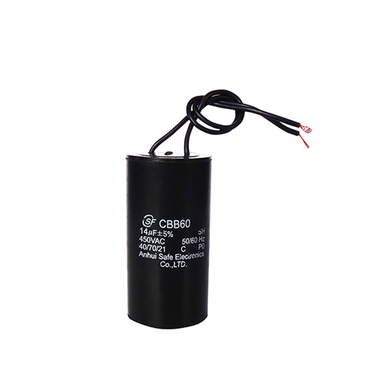 CBB60 capacitor 450VAC 14uf,ac motor capacitor safe
