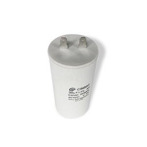 thumbnail image 2 of 2pcs CBB60 Capacitor – 10uF 450V AC Max, 250V AC Rated, 33x64mm 2 of 6