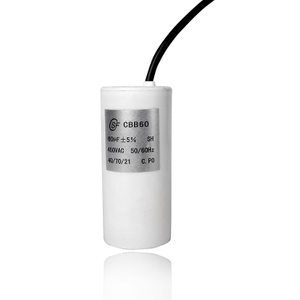thumbnail image 2 of 2pcs CBB60 Capacitor – 10uF 450V AC Max, 250V AC Rated, 33x64mm 2 of 6