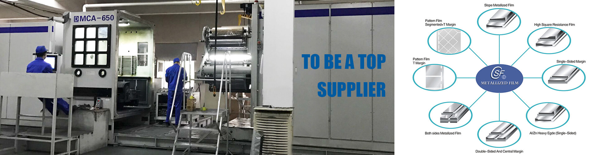 Metallized Film for Capacitor Use