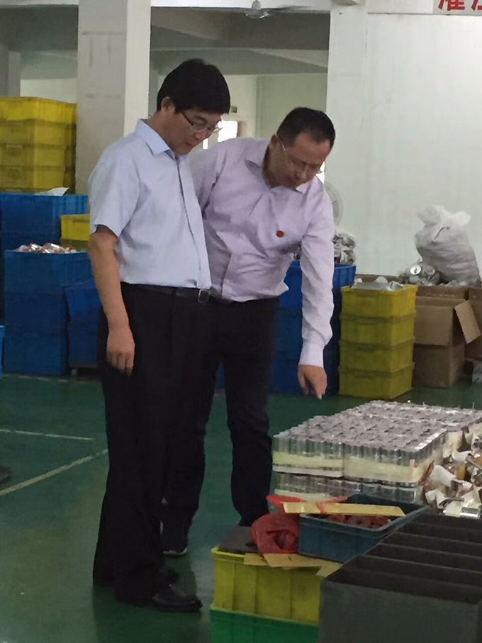 The Secretary of Tongling Municipal Committee Mr.Li Meng visited our company.